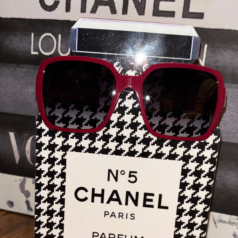 Chanel Rectangle Sunglasses (Model 5408-A) NWT COA